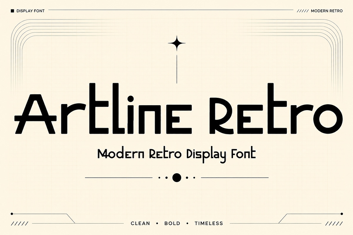 Artline Retro, a Serif Font by Wow Magic (Photo 3 of 5)