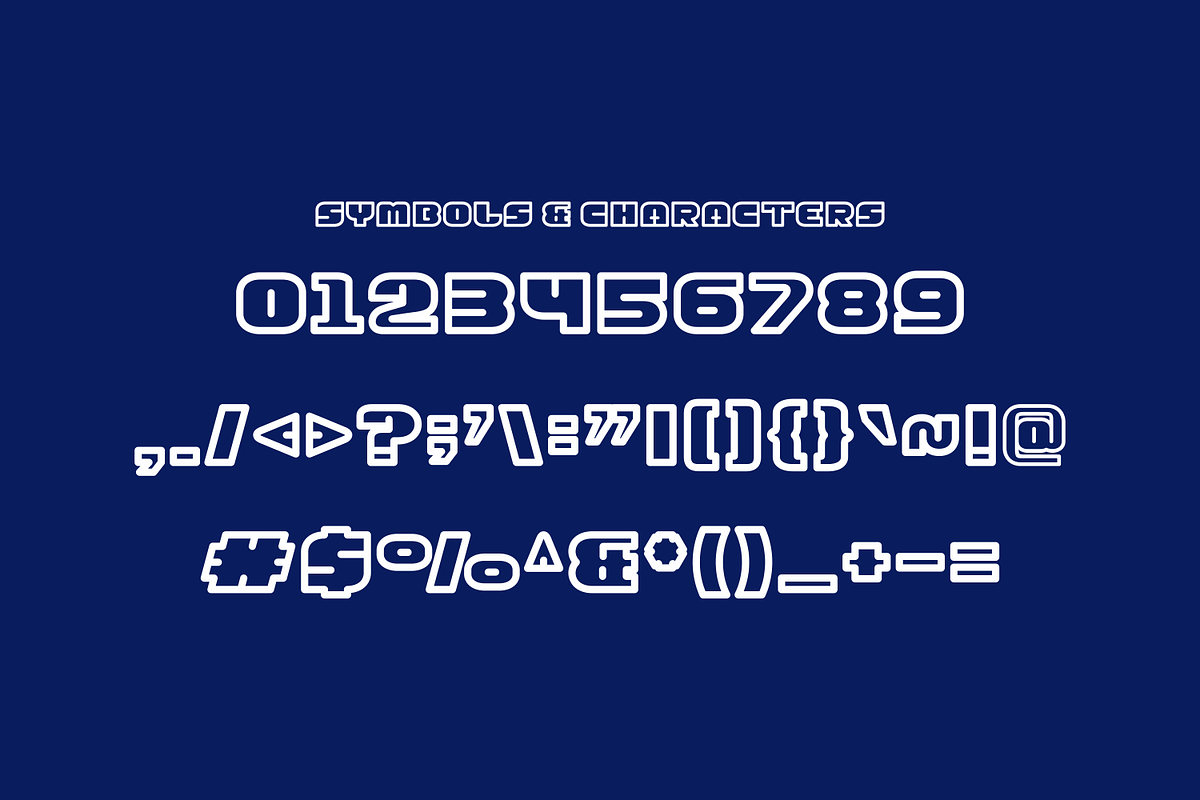 Bohak - Rounded Line Font, a Sans Serif Font by lelevien (Photo 4 of 4)
