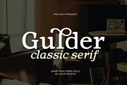 Gulder Radeon, a Serif Font by studiobasic (Thumbnail 2 of 9)