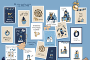 Christmas Doodle Bundle, a Seasonal Illustration by lokfrid (Thumbnail 5 of 9)