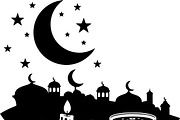 50 Ramadan Iftar Silhouette Bundle, an Illustration by Gfx_Store (Thumbnail 19 of 49)
