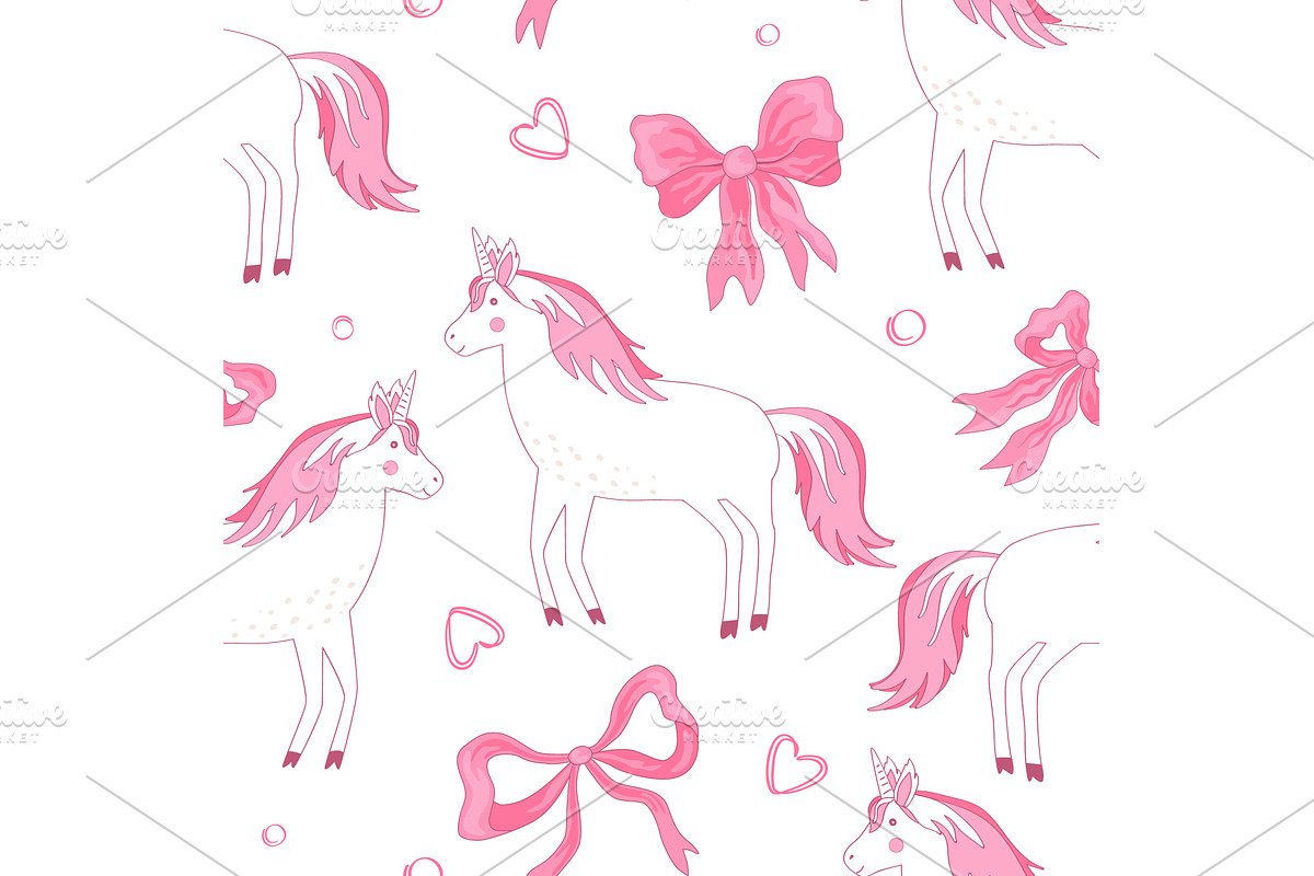 Seamless pattern with cartoon, an Object Illustration by Toltemara