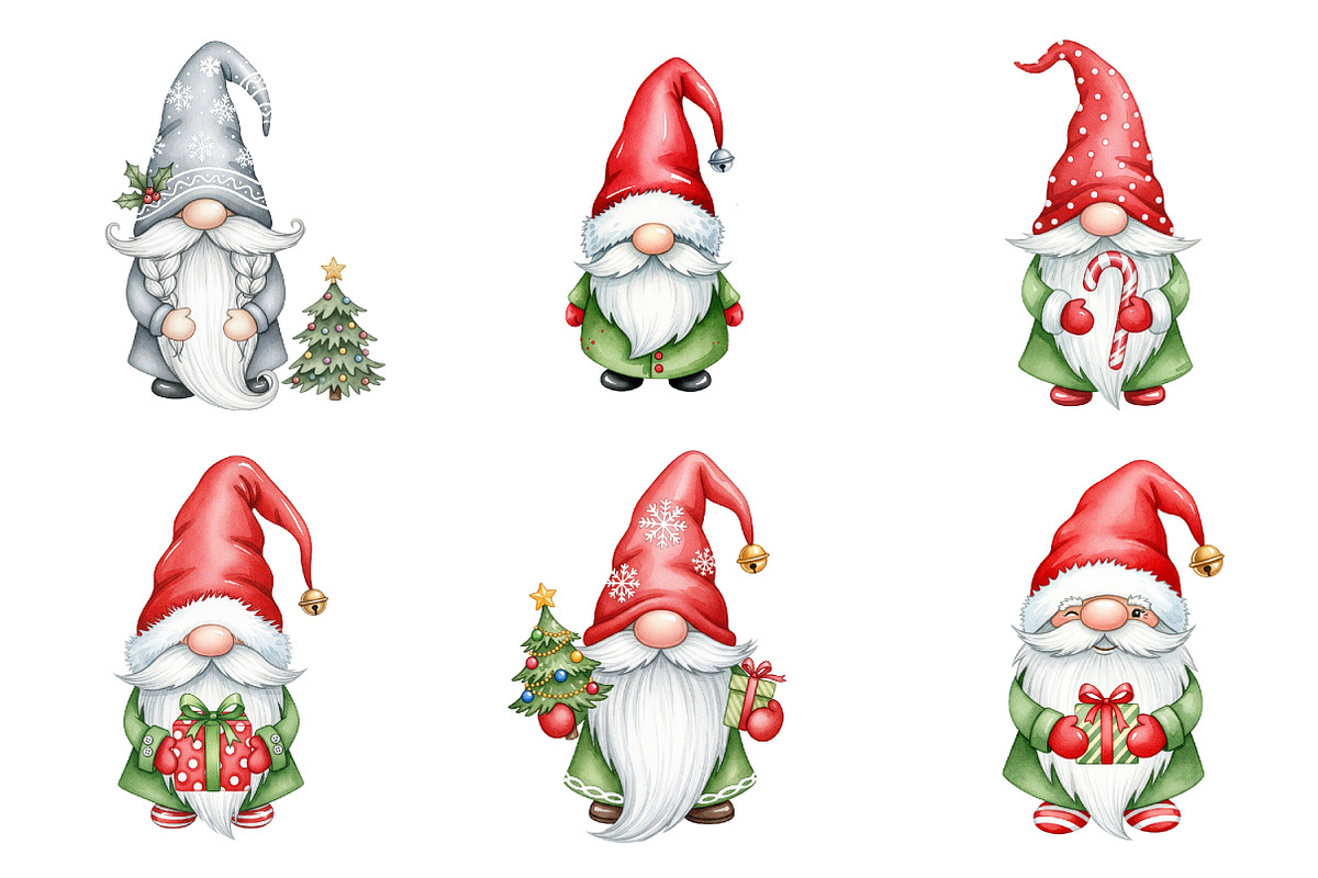 Cute Christmas Gnome Sublimation, an Illustration by Design Market (Photo 3 of 3)