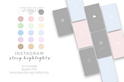 Instagram Story Highlights, a Social Media Template by Anna Wisjo Studio (Thumbnail 1 of 2)