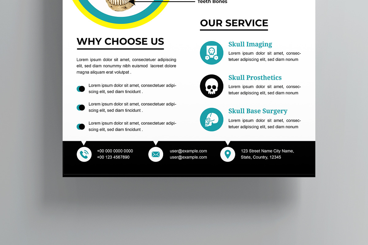 Skull Flyer Layout, a Flyer Template by MightyDesign (Photo 5 of 8)