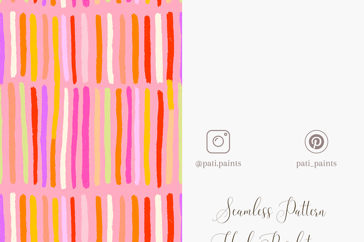 Colorful Vertical Stripe Seamless Pa, a Pattern Graphic by Pati Charm Studio (Photo 5 of 7)