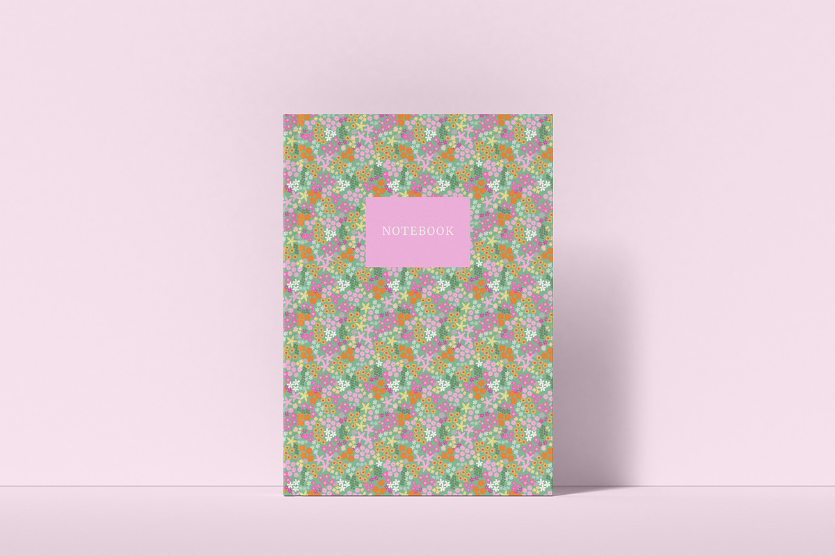 Ditsy Meadow floral pattern, an Illustration by nathalieclaire (Photo 14 of 15)