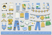 Laundry Day Clipart and Pattern Set, a Pattern Graphic by Drafts n Doodles (Thumbnail 3 of 11)