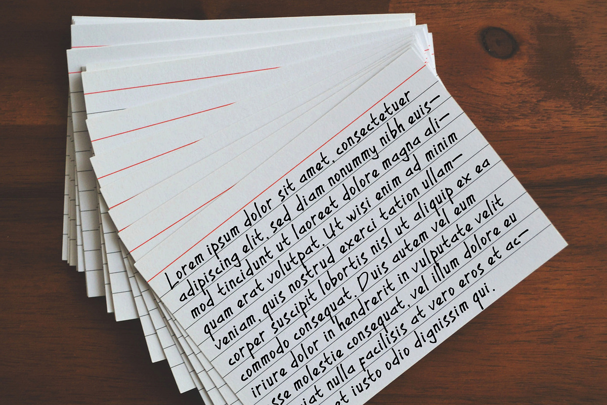 My Notes - child's handwriting preview 4
