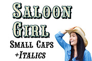Saloon Girl SC Uprights and Italics, a Font by FontMesa (Thumbnail 1 of 6)