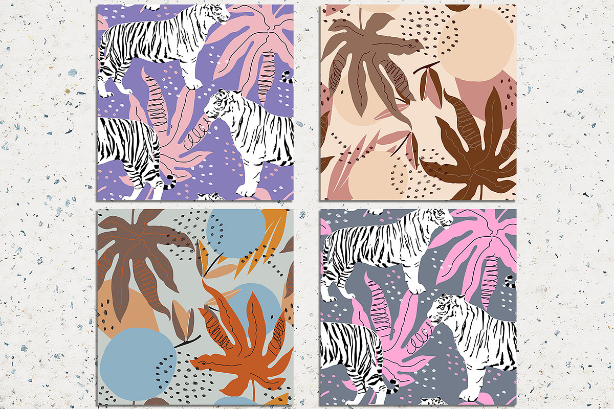 Tropical Digital Paper Pack, a Graphic by Norse Studio (Photo 3 of 3)