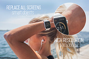 12 Apple Watch Fitness Mockups, an iPhone Mockup by ZedProMedia (Thumbnail 2 of 5)
