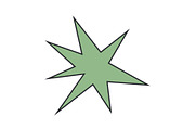 Irregular star shape icons, an Object Graphic by Elena Pimukova (Thumbnail 12 of 16)