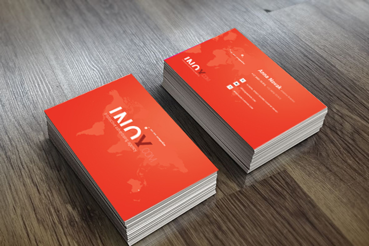Inox - 4 Color - Modern Design Card, a Business Card Template by KulStudio