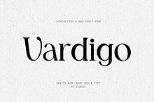 Vardigo - Minimalist Serif Typeface