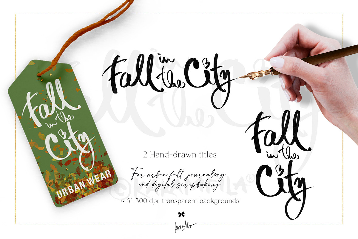Fall City Autumn Bike PNG Clipart, a Seasonal Illustration by KaramfilaS (Photo 9 of 11)