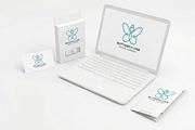 Butterfly USB Cable Monoline Logo, a Graphic by Mightyfire (Thumbnail 1 of 3)