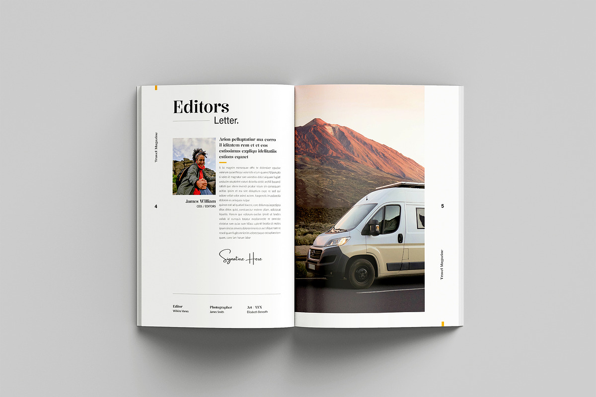 Travel Magazine Template | Photobook, a Magazine Template by Spark_Creative (Photo 3 of 14)