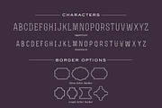 Modern Bamboo Monogram Font, a Sans Serif Font by Haute Papier (Thumbnail 3 of 6)