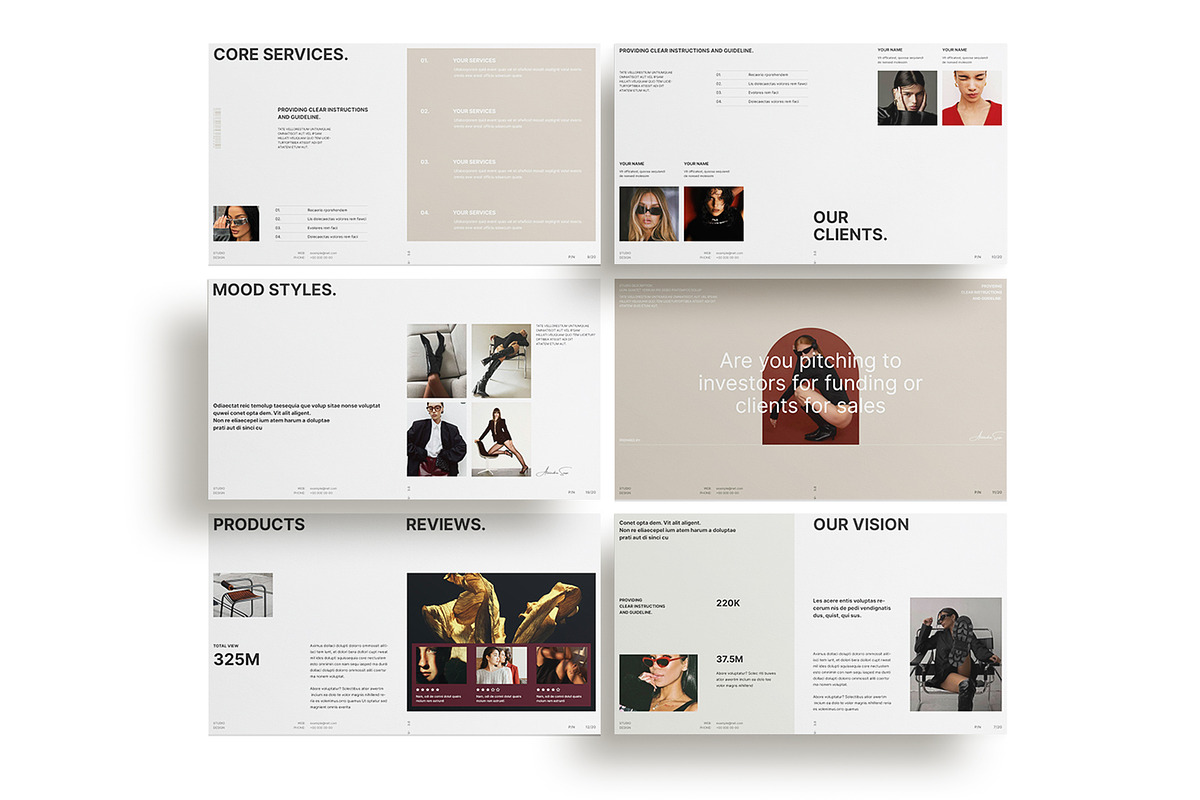Pitch Deck Presentation Template, a Presentation Template by Laycraft Studio (Photo 6 of 9)