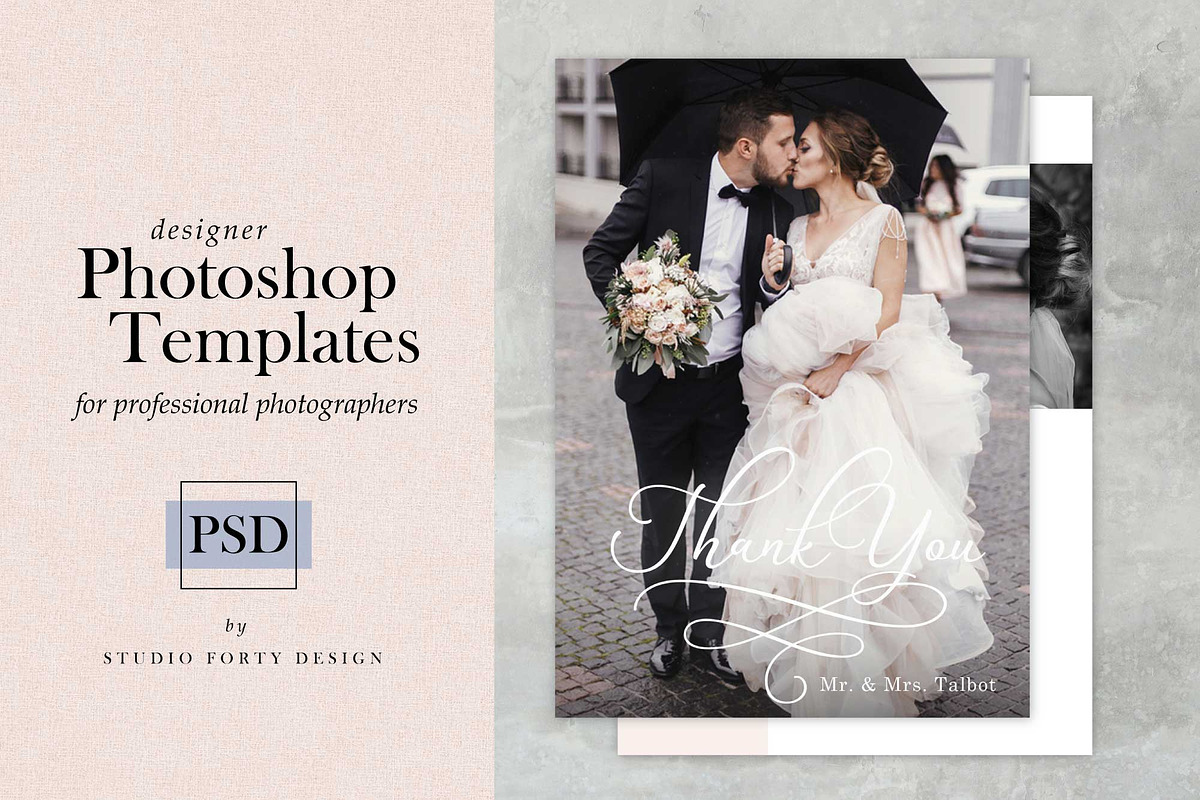 Thank You Swirls TY101, an Invitation Template by Studio Forty Design (Photo 1 of 6)