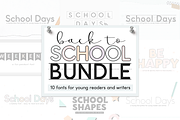 School Font Bundle | 10 Fonts, a Font by KA Designs (Thumbnail 1 of 22)