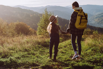 Family travel tourism concept, a Person Photo by Yura_Yarema