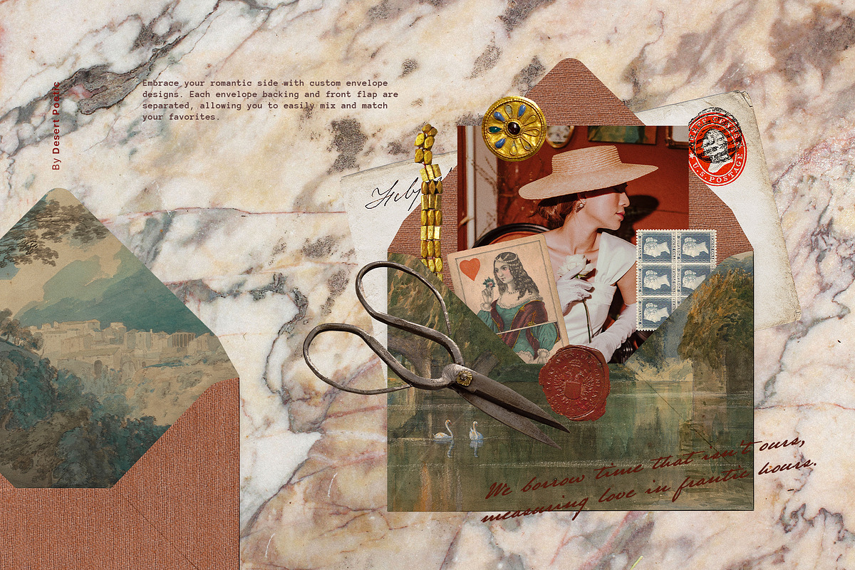 WRITTEN AFFAIR Collage Pack, an Object Graphic by Desert Poetic (Photo 3 of 19)