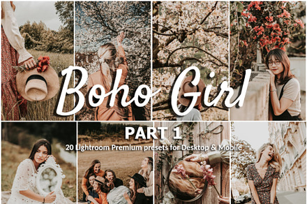 20 Lightroom Presets Boho Girl p1