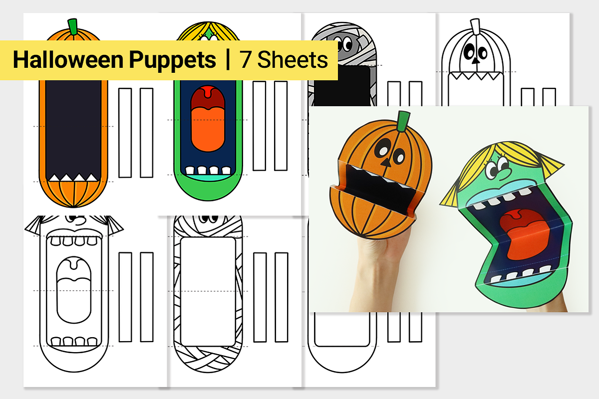 10 Halloween Art Activities for Kids, an Education Illustration by DRAWINART (Photo 11 of 11)