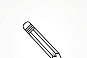 43 Office Supplies Icon Set, an Outline Icon by adenpinkstore (Thumbnail 13 of 20)