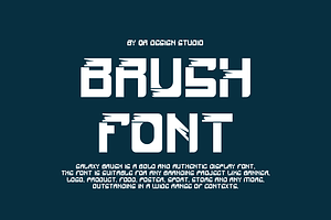 Galaxy Brush Font