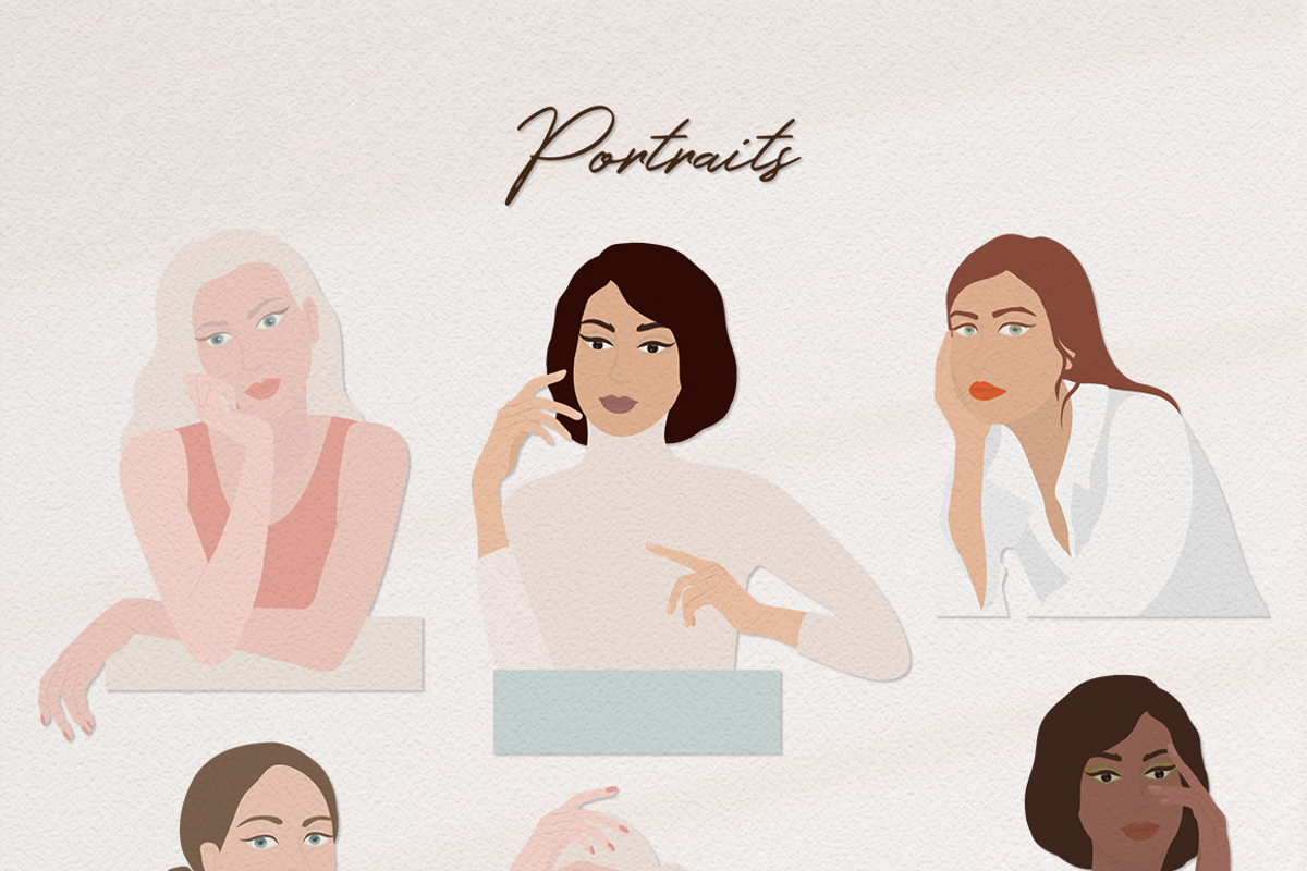 Female Portraits Creator Part 1, a Person Illustration by Irena Art (Photo 12 of 15)