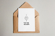 Vintage Christmas Card Badges Pack, a Templates & Theme by Aloha Philly (Thumbnail 3 of 6)