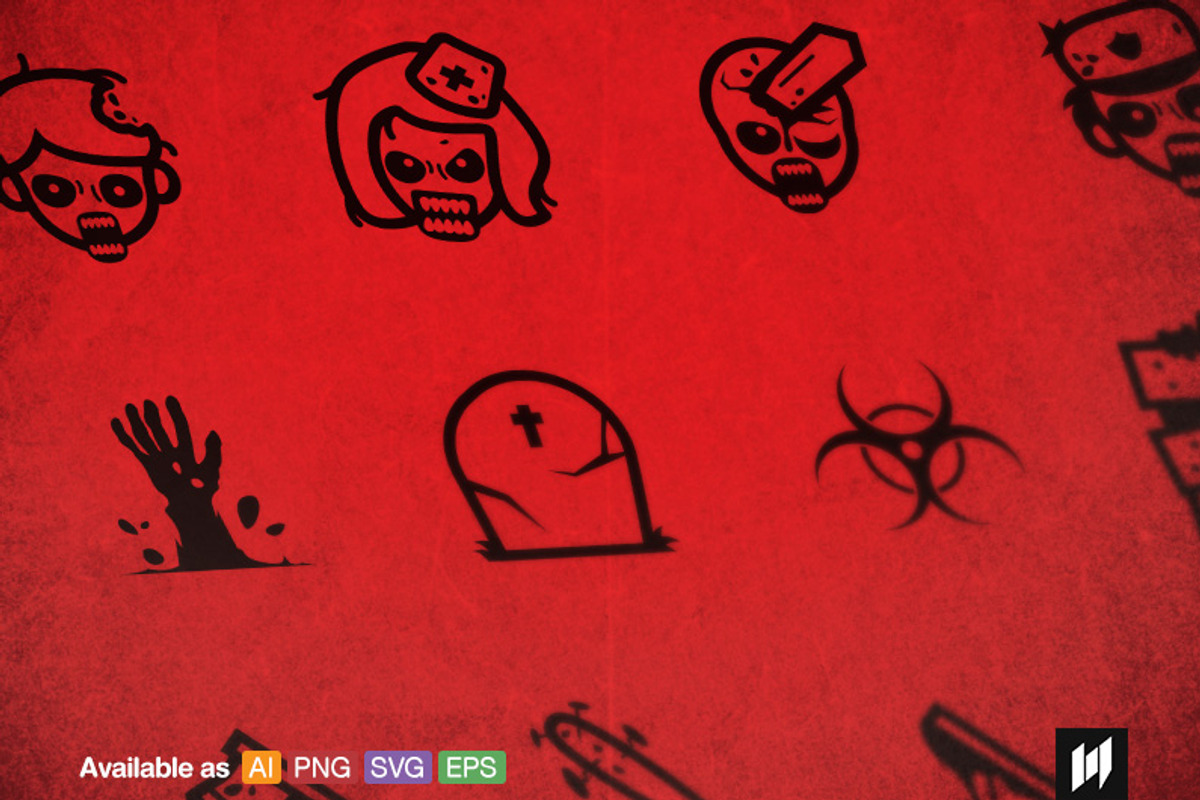 Zombie icons, an Icon by NAS (Photo 2 of 2)