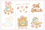 Girls Surf print pattern collection, a Decorative Illustration by Coco & Cub Studio (Thumbnail 13 of 13)
