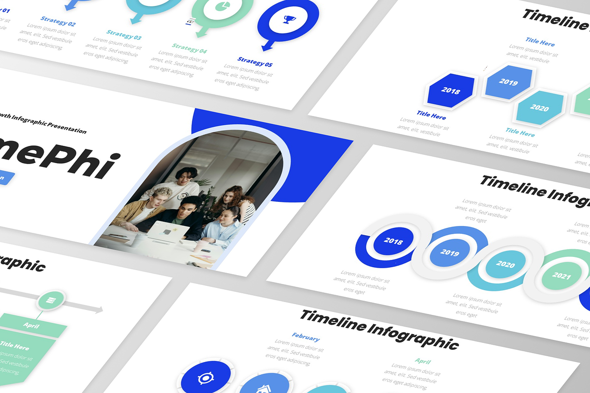 TimePhi - Timeline Infographic, a Presentation Template by GraphauseProject (Photo 2 of 6)