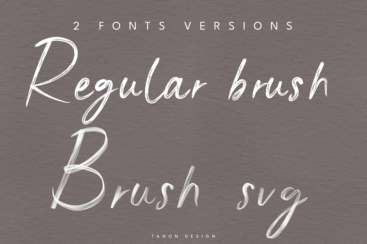 Alime Loving two font set Brush font, a Handwritten Font by Tanondesign (Photo 6 of 11)