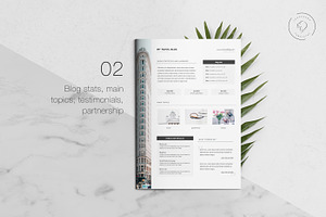 3 Page Press Kit Template