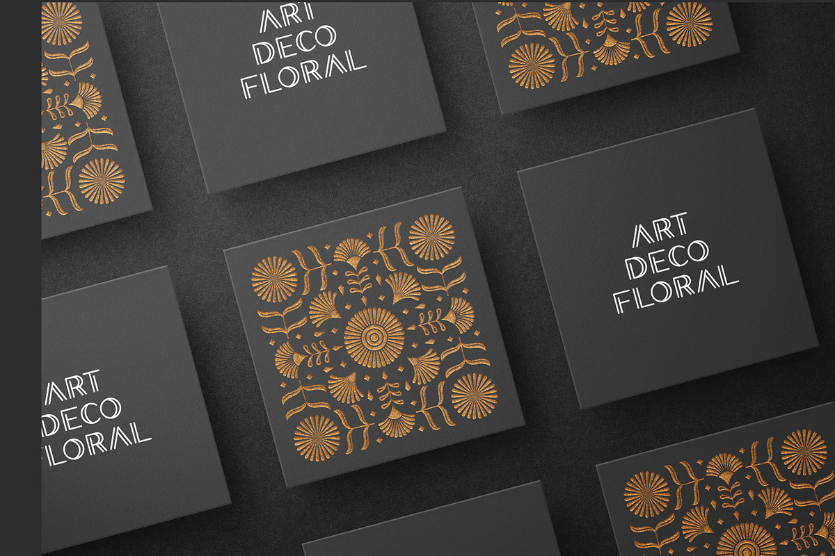 Art Deco Floral Procreate Brushes, a Brush Add-On by Pencil Twist (Photo 9 of 10)