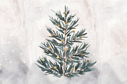 Scandinavian Winter Watercolor Set, an Animal Illustration by RhianAwni (Thumbnail 6 of 13)