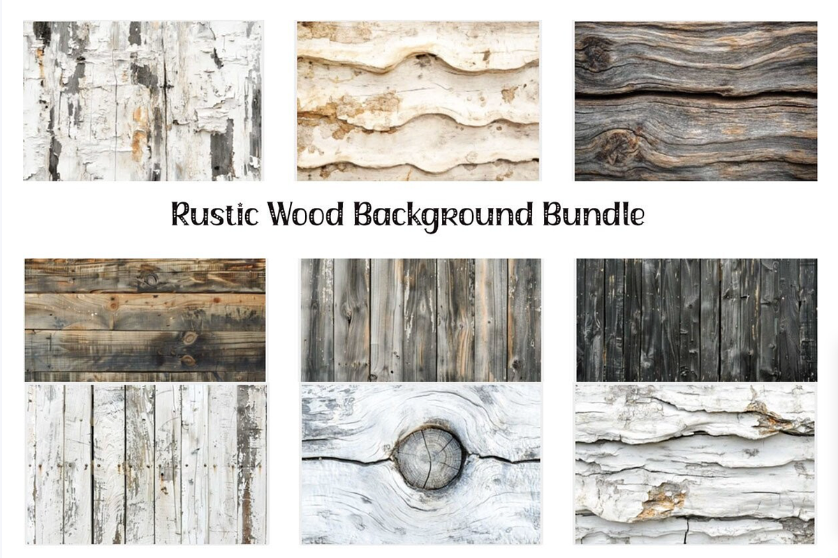 Rustic Wood Backgrounds wooden paper, a Graphic by VetalStock (Photo 1 of 2)