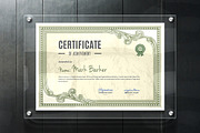 Certificate Word | PSD | AI, a Stationery Template by Curve Design (Thumbnail 1 of 2)