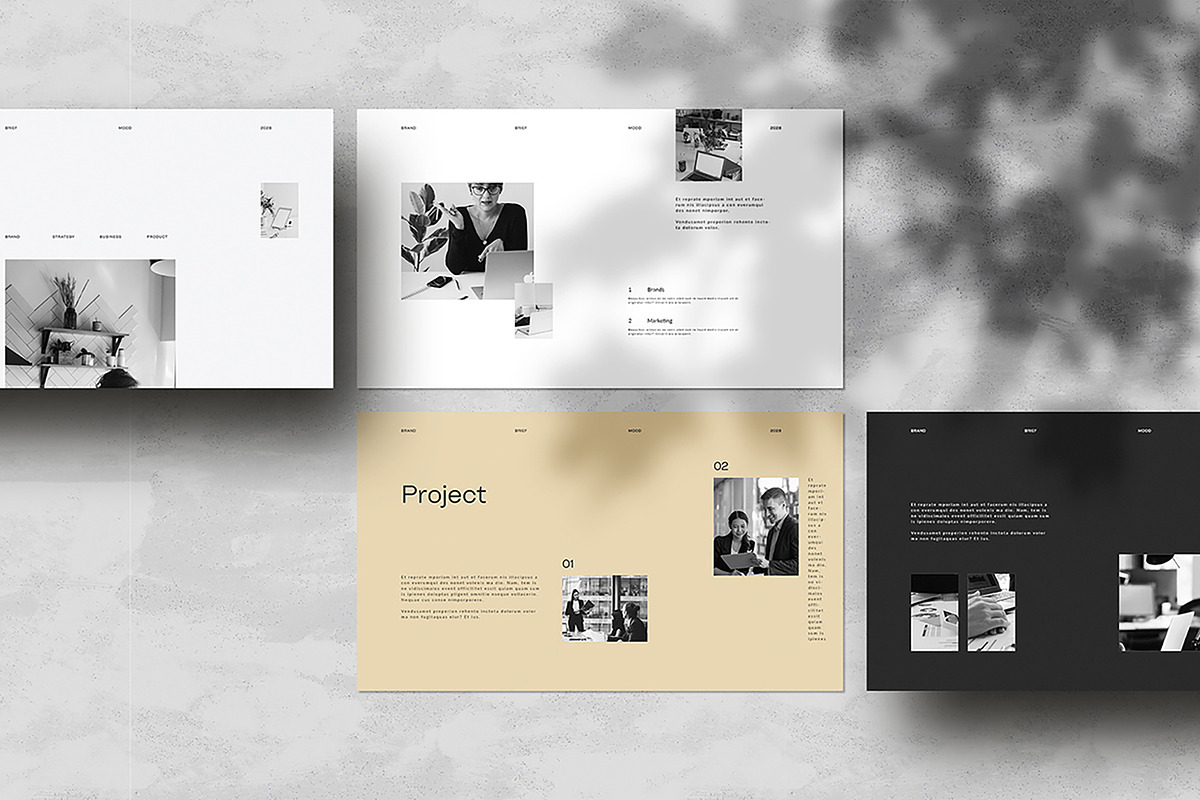 Mood Brief Template, a Presentation Template by White Graphic (Photo 6 of 7)