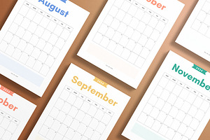 2024 Calendar Template InDesign