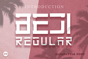 Beji Regular - Japan Style Font, a Symbol Font by NOX Labs (Thumbnail 1 of 5)