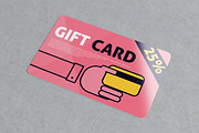 Gift / Discount Card Mock-Up, a Mockup by MassDream (Thumbnail 2 of 8)