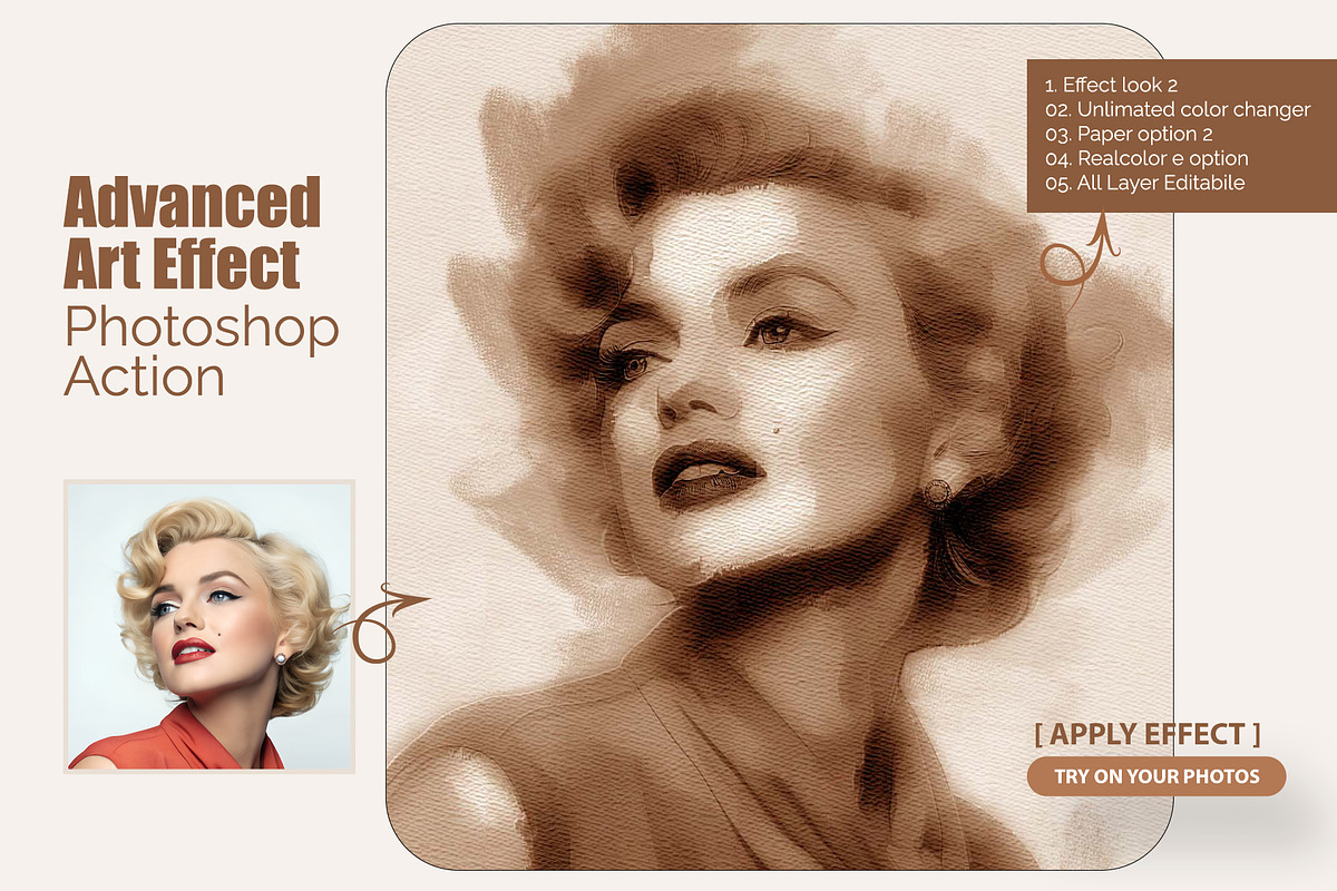 Watercolor Advanced Art Action, an Action Add-On by MRI STUDIO (Photo 1 of 13)