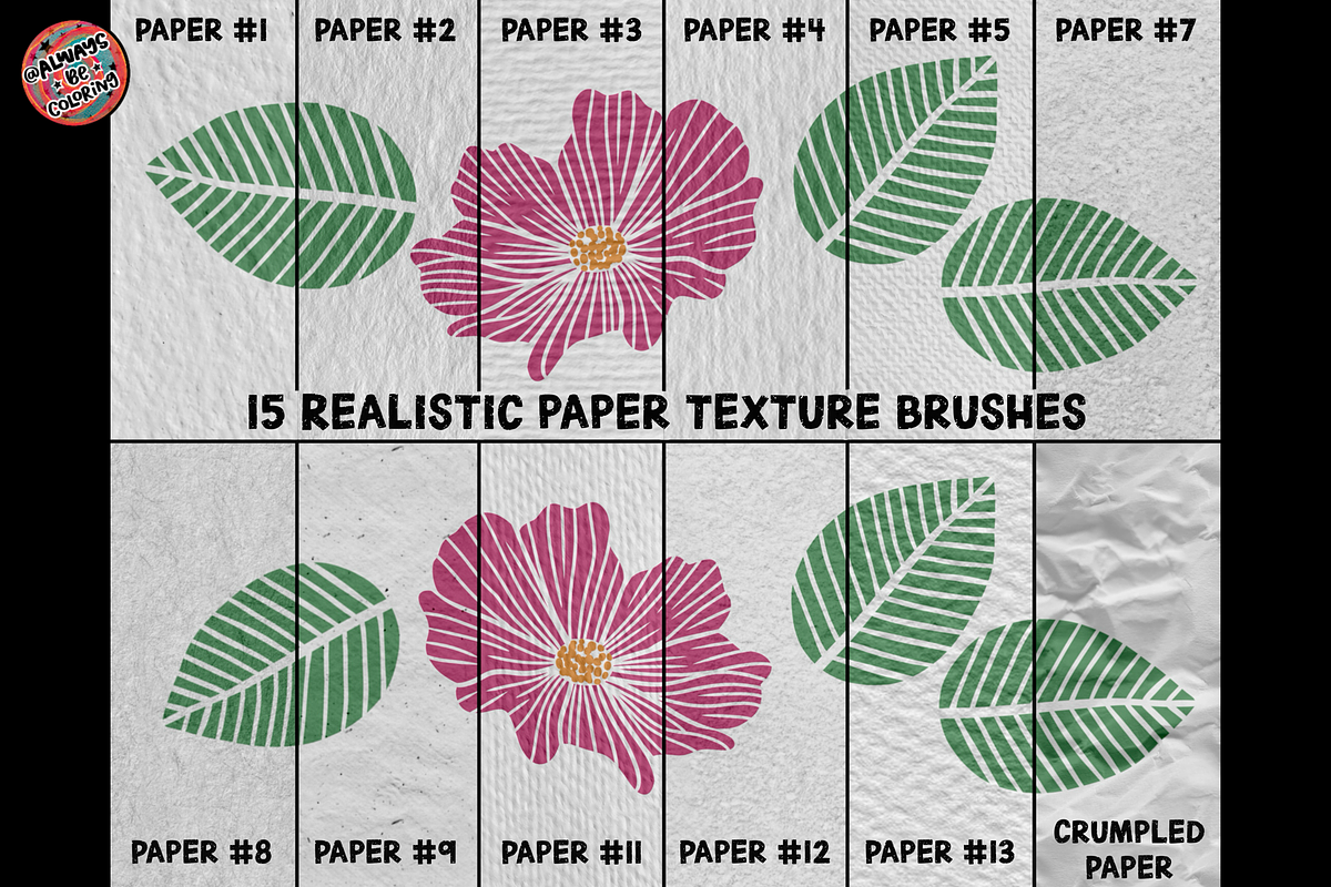 Procreate Linocut Brush Bundle, a Brush Add-On by AlwaysBeColoring (Photo 7 of 11)