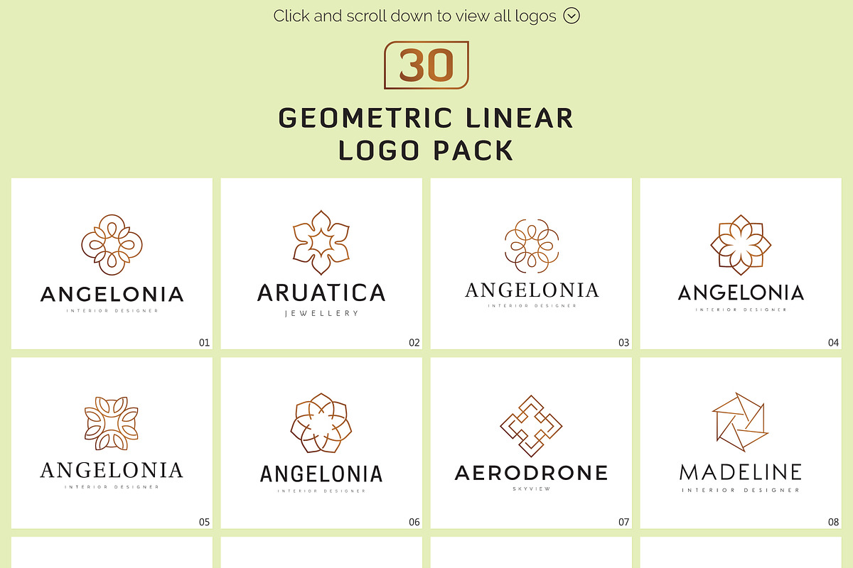 1200 Premade Logos Mega Bundle, a Branding & Logo Template by XpertgraphicD (Photo 6 of 60)